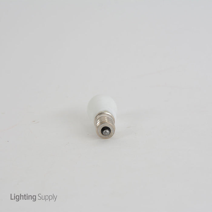 Standard 6W S6 Incandescent 130V Candelabra E12 Base Ceramic White Indicator Bulb (6S6W/130V/CS)