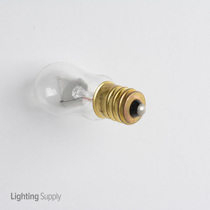 Standard 6W S6 Incandescent 30V Candelabra E12 Base Clear Indicator Bulb (6S6/30V)