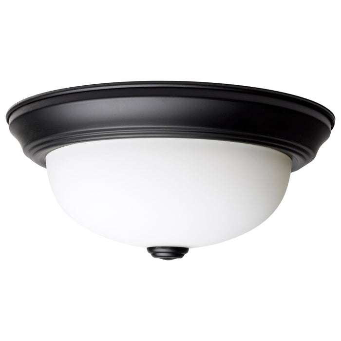 SATCO/NUVO 11 Inch LED Flush Mount Fixture 120V 60W Maximum Matte Black (60-127)