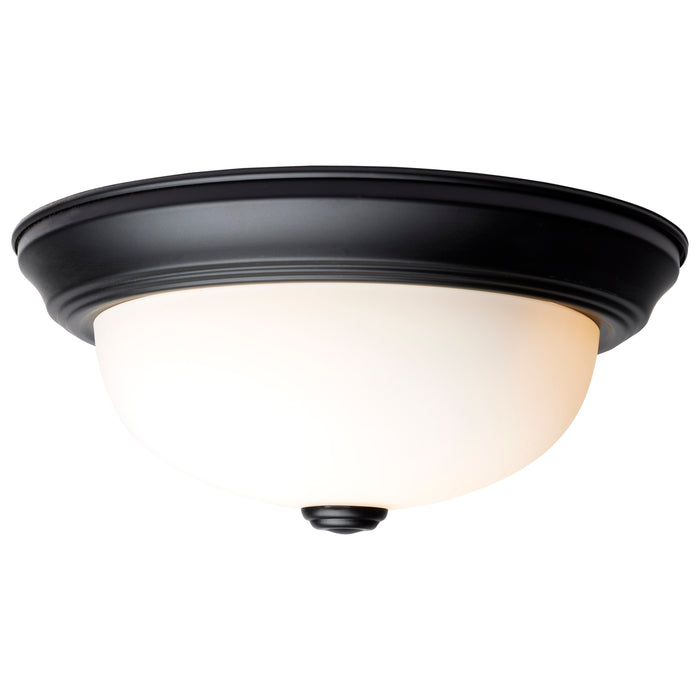 SATCO/NUVO 11 Inch LED Flush Mount Fixture 120V 60W Maximum Matte Black (60-127)
