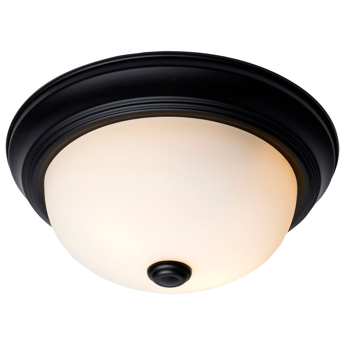 SATCO/NUVO 11 Inch LED Flush Mount Fixture 120V 60W Maximum Matte Black (60-127)