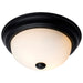 SATCO/NUVO 11 Inch LED Flush Mount Fixture 120V 60W Maximum Matte Black (60-127)
