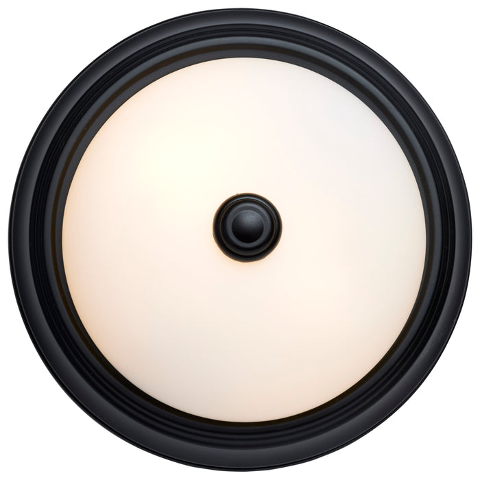 SATCO/NUVO 11 Inch LED Flush Mount Fixture 120V 60W Maximum Matte Black (60-127)