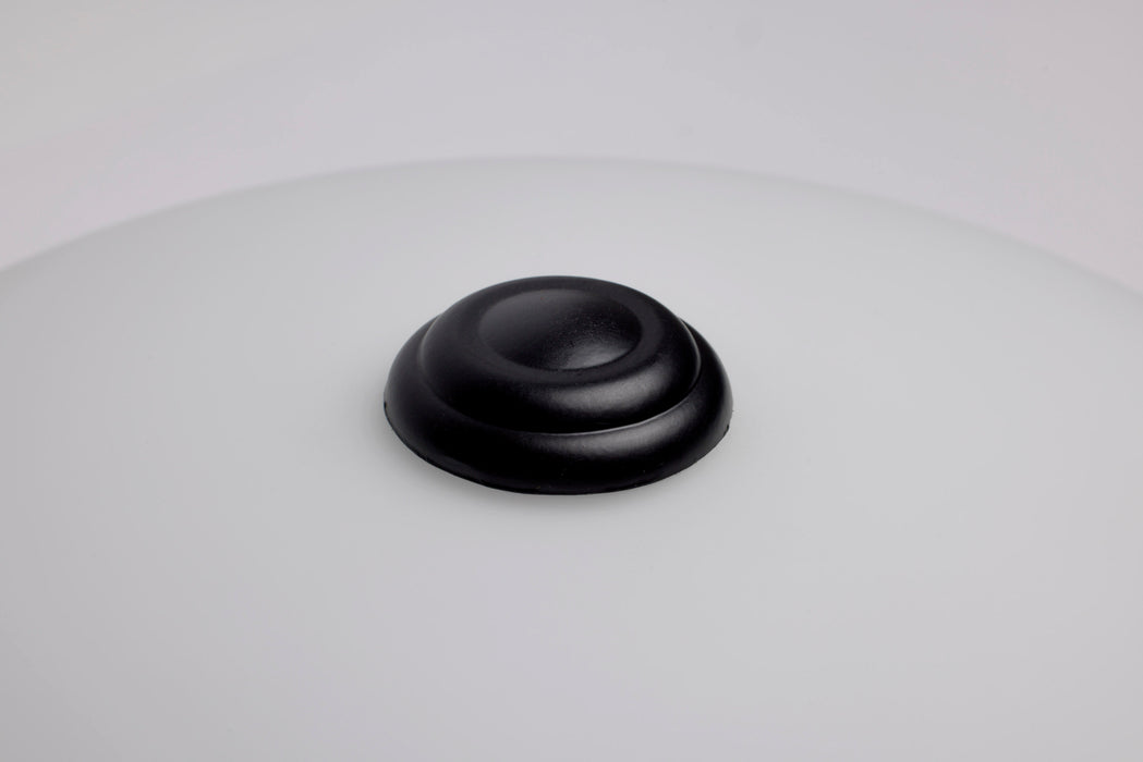 SATCO/NUVO 11 Inch LED Flush Mount Fixture 120V 60W Maximum Matte Black (60-127)