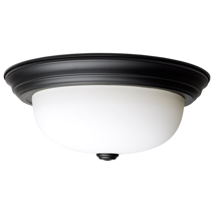 SATCO/NUVO 13 Inch LED Flush Mount Fixture 120V 60W Maximum Matte Black (60-128)