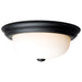 SATCO/NUVO 13 Inch LED Flush Mount Fixture 120V 60W Maximum Matte Black (60-128)