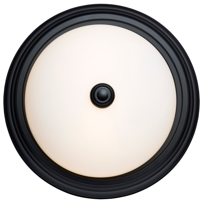 SATCO/NUVO 13 Inch LED Flush Mount Fixture 120V 60W Maximum Matte Black (60-128)