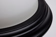 SATCO/NUVO 13 Inch LED Flush Mount Fixture 120V 60W Maximum Matte Black (60-128)