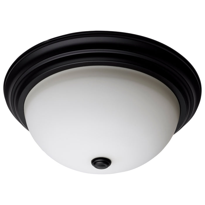 SATCO/NUVO 15 Inch LED Flush Mount Fixture 120V 60W Maximum Matte Black (60-129)