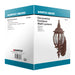 SATCO/NUVO Central Park 1-Light 20 Inch Wall Lantern With Clear Beveled Glass Color (60-3468)