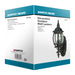 SATCO/NUVO Central Park 1-Light 20 Inch Wall Lantern With Clear Beveled Glass Color (60-3469)