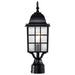 SATCO/NUVO Adams 1-Light 17 Inch Outdoor Post With Frosted Glass (60-4909)