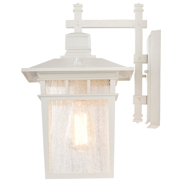 SATCO/NUVO Cove Neck 1-Light 14 Inch Outdoor Lantern With Clear Seed Glass (60-4957)