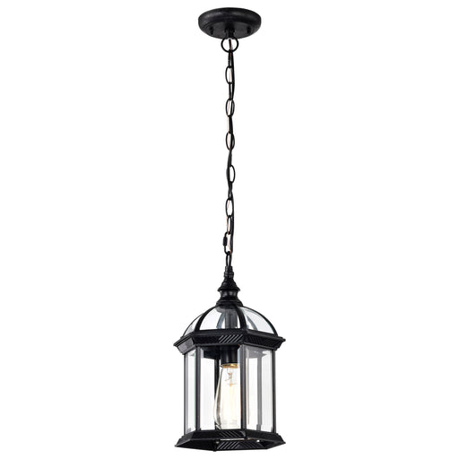 SATCO/NUVO Boxwood 1-Light 14 Inch Outdoor Hanging With Clear Beveled Glass (60-4979)