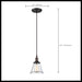 SATCO/NUVO Vintage 1-Light Pendant With Clear Glass Vintage Lamp Included (60-5502)
