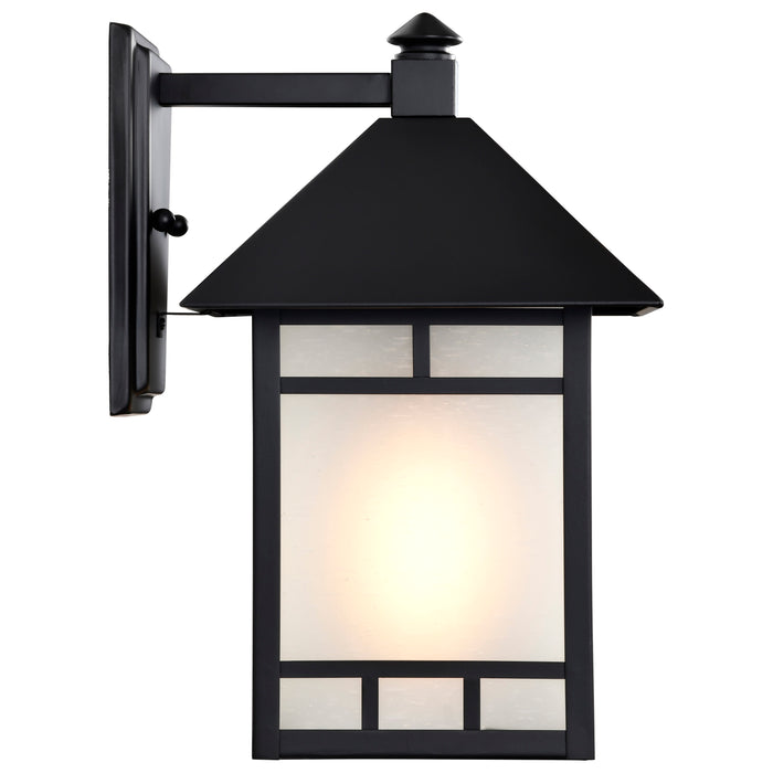 SATCO/NUVO Drexel 1-Light 9 Inch Outdoor Wall Fixture With Frosted Seed Glass (60-5602)