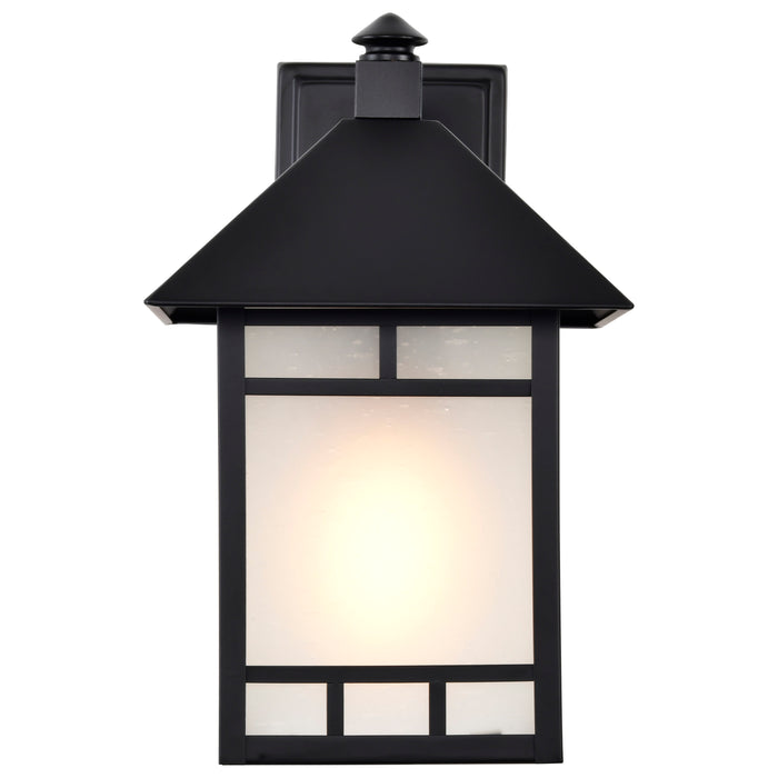 SATCO/NUVO Drexel 1-Light 9 Inch Outdoor Wall Fixture With Frosted Seed Glass (60-5602)