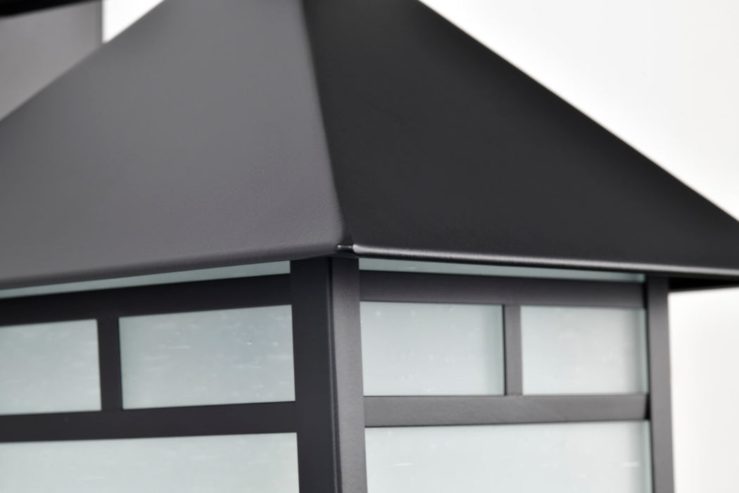 SATCO/NUVO Drexel 1-Light 9 Inch Outdoor Wall Fixture With Frosted Seed Glass (60-5602)