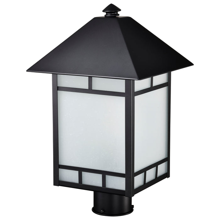 SATCO/NUVO Drexel 1-Light Outdoor Post Fixture With Frosted Seed Glass (60-5605)