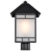 SATCO/NUVO Drexel 1-Light Outdoor Post Fixture With Frosted Seed Glass (60-5605)