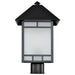 SATCO/NUVO Drexel 1-Light Outdoor Post Fixture With Frosted Seed Glass (60-5605)