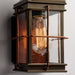 SATCO/NUVO Howell 1-Light Small Outdoor Wall Fixture With 60W Vintage Lamp Included Bronze With Copper Accents Finish (60-5831)