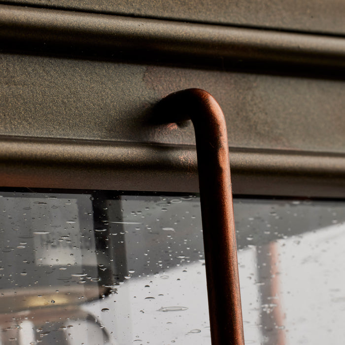 SATCO/NUVO Howell 1-Light Small Outdoor Wall Fixture With 60W Vintage Lamp Included Bronze With Copper Accents Finish (60-5831)