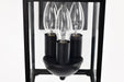 SATCO/NUVO Jamesport Outdoor Small Wall Lantern 3 Lights Matte Black Finish Clear Glass (60-5934)