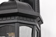 SATCO/NUVO East River Outdoor Small Wall Lantern 1 Light Matte Black Finish Clear Water Glass (60-5945)