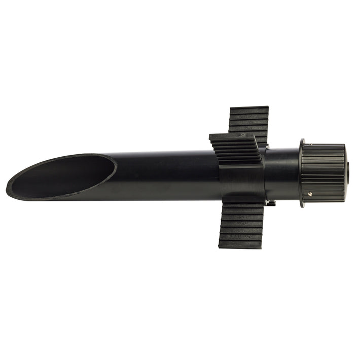 SATCO/NUVO 3 Inch Diameter Mounting Post PVC Matte Black (60-682)
