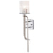 SATCO/NUVO Terrace 1 Light Wall Sconce Polished Nickel Finish Crackel Glass (60-7747)