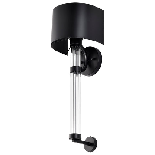 SATCO/NUVO Teagon 1 Light Wall Sconce Matte Black Finish Metal Shade (60-7756)