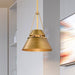 SATCO/NUVO Adina 1 Light Medium Pendant Natural Brass Finish (60-7776)