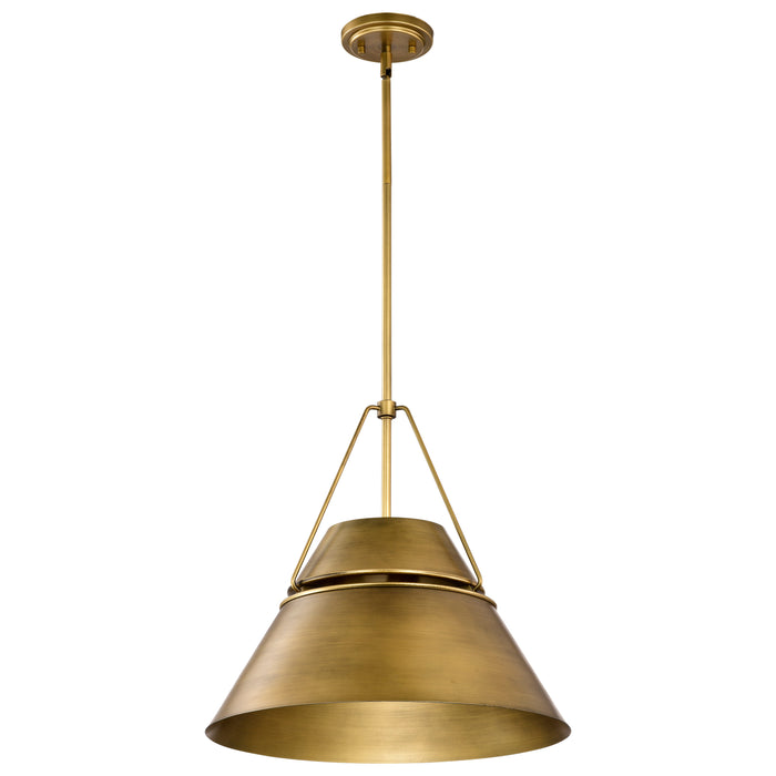 SATCO/NUVO Adina 3 Light Large Pendant Natural Brass Finish (60-7778)