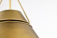 SATCO/NUVO Adina 3 Light Large Pendant Natural Brass Finish (60-7778)