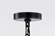 SATCO/NUVO Boliver 3 Light Pendant 11 Inch Matte Black Finish Clear Seeded Glass (60-7800)