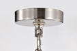 SATCO/NUVO Boliver 3 Light Pendant 11 Inch Brushed Nickel Finish Clear Seeded Glass (60-7802)