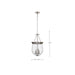 SATCO/NUVO Boliver 3 Light Pendant 11 Inch Brushed Nickel Finish Clear Seeded Glass (60-7802)
