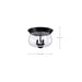 SATCO/NUVO Boliver 3 Light Flush Mount Matte Black Finish Clear Seeded Glass (60-7806)