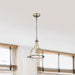SATCO/NUVO Amado 1 Light Pendant 10 Inch Vintage Brass Finish Clear Glass (60-7815)
