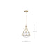 SATCO/NUVO Amado 1 Light Pendant 10 Inch Vintage Brass Finish Clear Glass (60-7815)