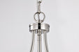 SATCO/NUVO Amado 1 Light Pendant 10 Inch Polished Nickel Finish Clear Glass (60-7816)