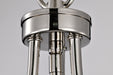 SATCO/NUVO Amado 1 Light Pendant 10 Inch Polished Nickel Finish Clear Glass (60-7816)