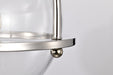 SATCO/NUVO Amado 1 Light Pendant 10 Inch Polished Nickel Finish Clear Glass (60-7816)