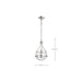 SATCO/NUVO Amado 1 Light Pendant 10 Inch Polished Nickel Finish Clear Glass (60-7816)