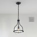 SATCO/NUVO Amado 1 Light Pendant 10 Inch Matte Black Finish Clear Glass (60-7817)