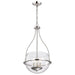 SATCO/NUVO Amado 3 Light Pendant 14 Inch Polished Nickel Finish Clear Glass (60-7819)