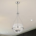 SATCO/NUVO Amado 3 Light Pendant 14 Inch Polished Nickel Finish Clear Glass (60-7819)