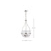 SATCO/NUVO Amado 3 Light Pendant 14 Inch Polished Nickel Finish Clear Glass (60-7819)