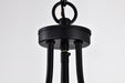 SATCO/NUVO Amado 3 Light Pendant 14 Inch Matte Black Finish Clear Glass (60-7820)